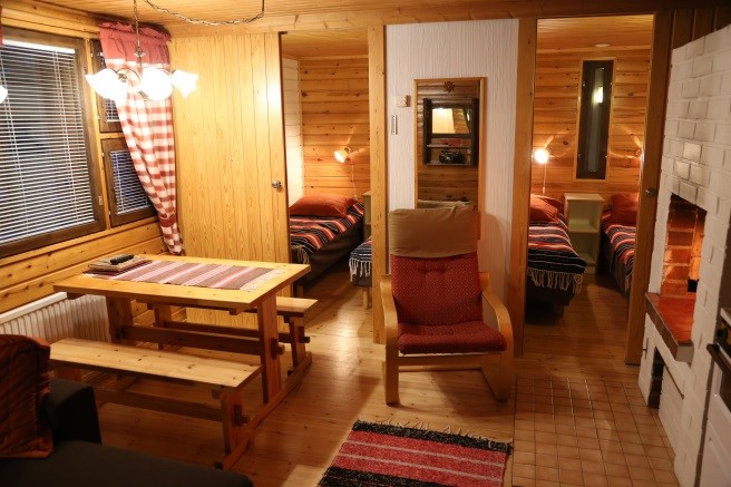 Wohnbereich 4 Personen Hütte