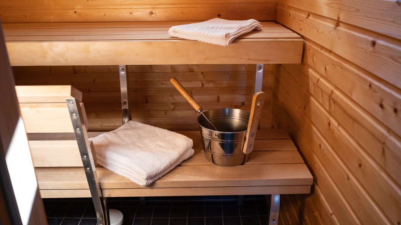 Eigene Sauna in Saija Lodge Appartment