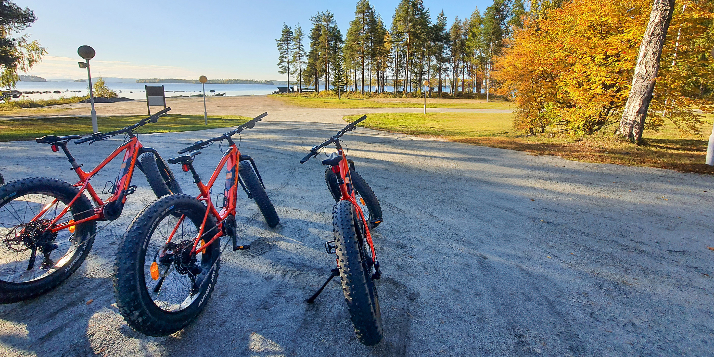 Finnland-per-Fahrrad Unterwegs mit dem Fatbike