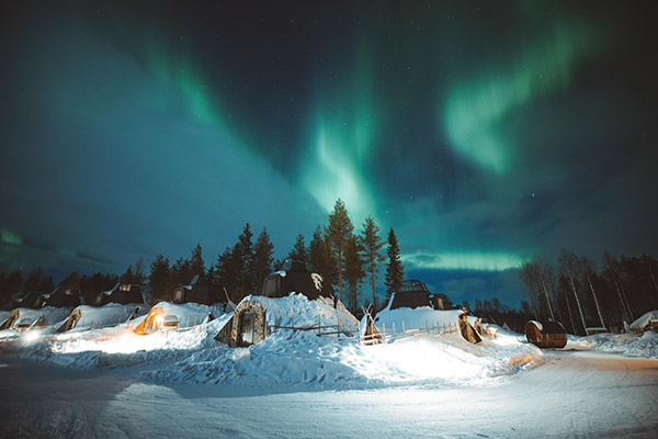 Kammi Glas Iglu im Apukka Resort