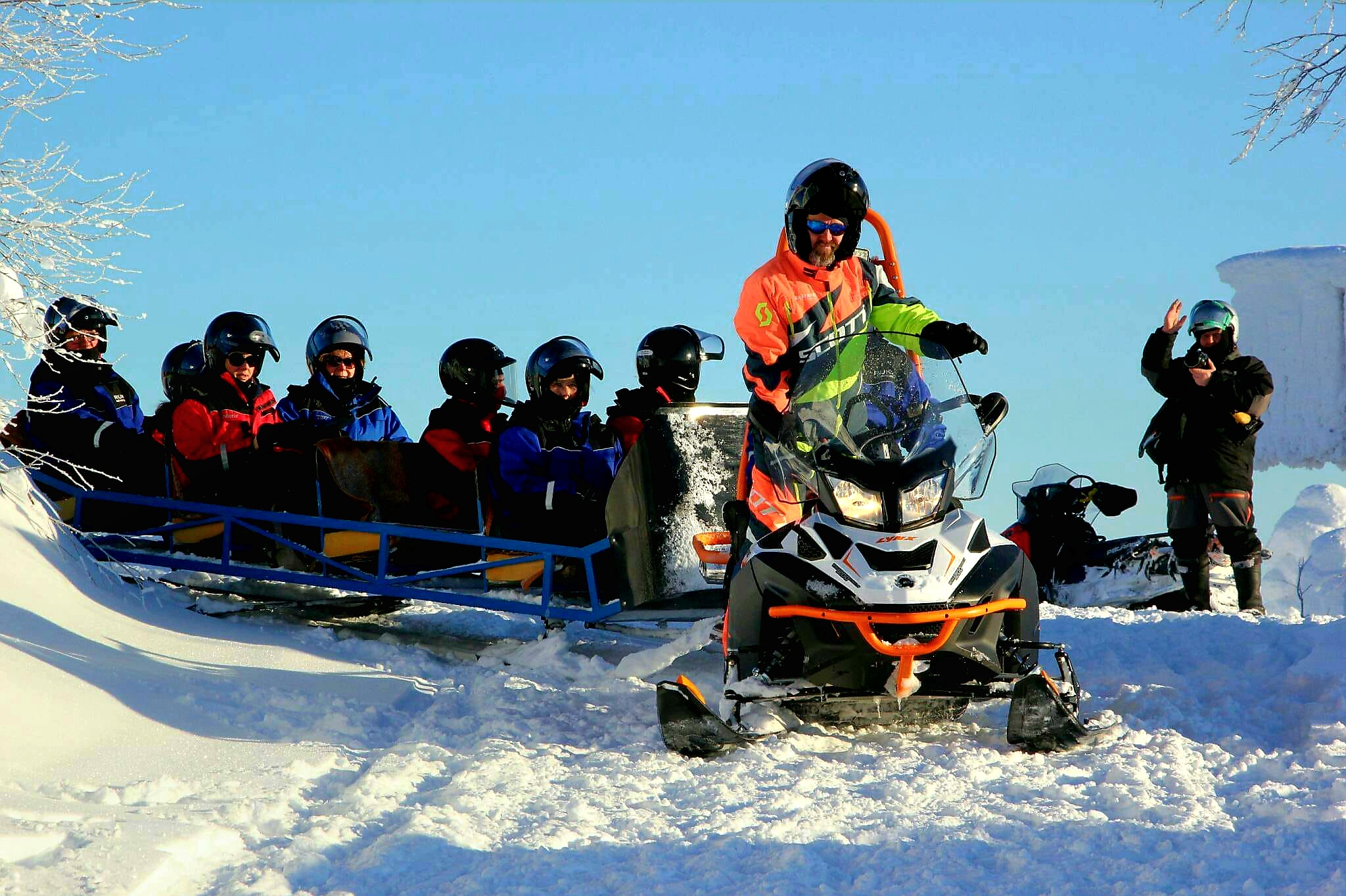 Schneemobilfahrt