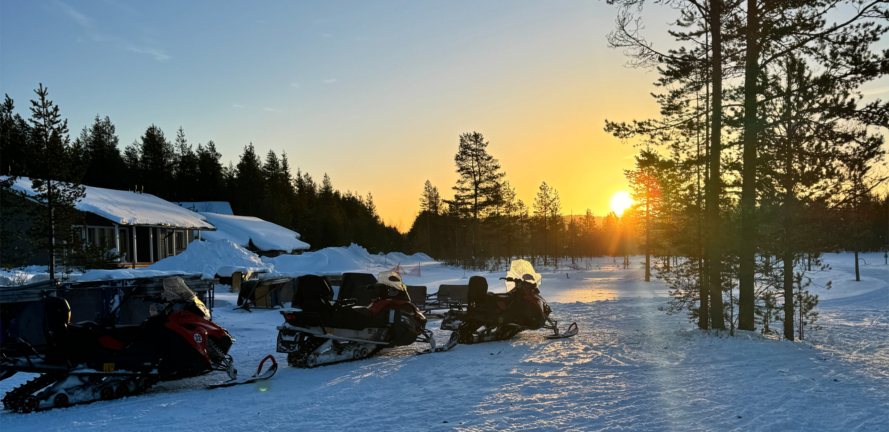 Sallatunturi Motorschlitten Safari Pause