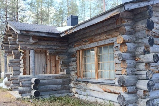 Blockhaus Außenansicht