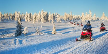 Winter in Lapplands Idylle